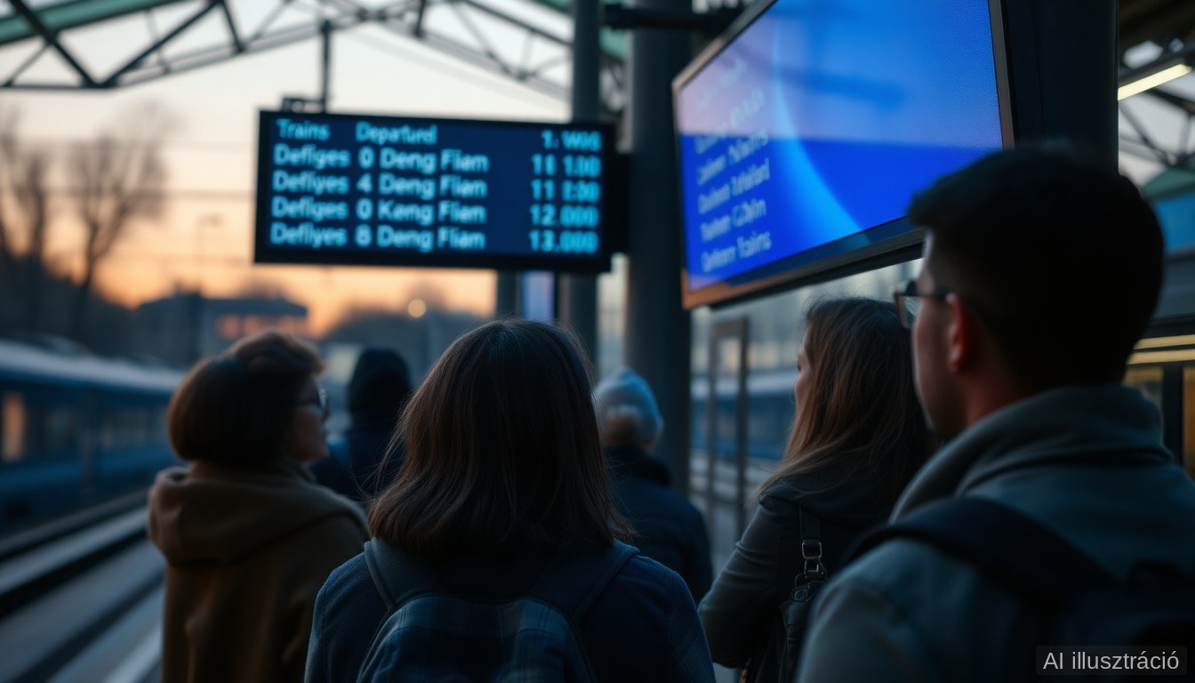 Visszakapcsolták a késésfigyelőt – Vitézy Dávid újra láthatóvá tette a vonatok lemaradását