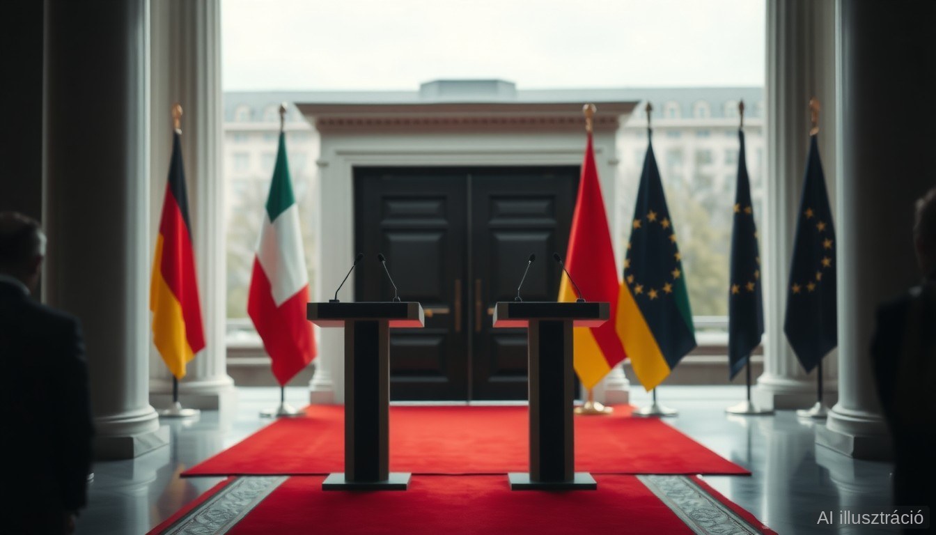 Magyar Péter Berlinbe megy: 16,4 milliárd euró a tét, Merz katonai díszőrséggel várja